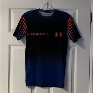 Under Armour Black and Blue Performance Tee
